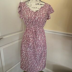 NWOT mint of blush Floral Pink Dress